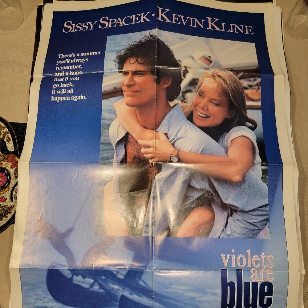 Violets are Blue original movie poster. Kevin Kline Sissy Spacek!